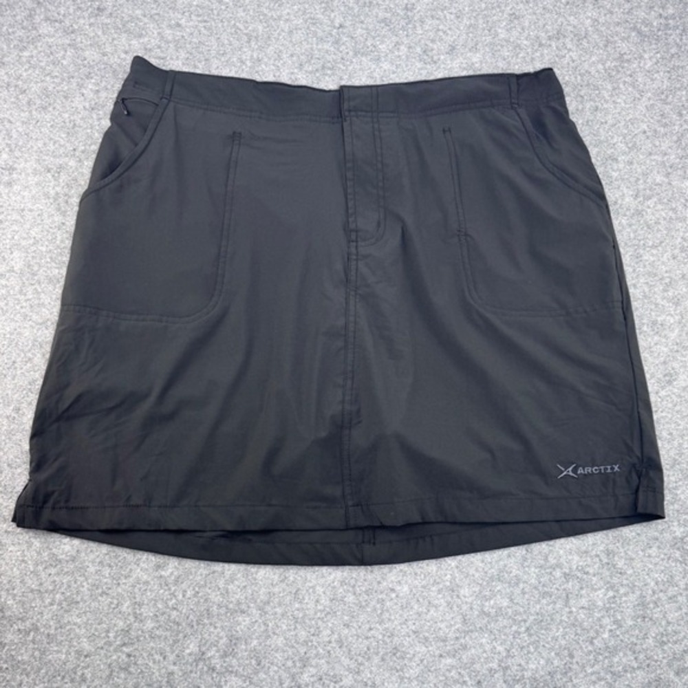 ARCTIX Womens Black L/G Skirt Real‎ Life Gear Athletic Casual Tennis Golf
